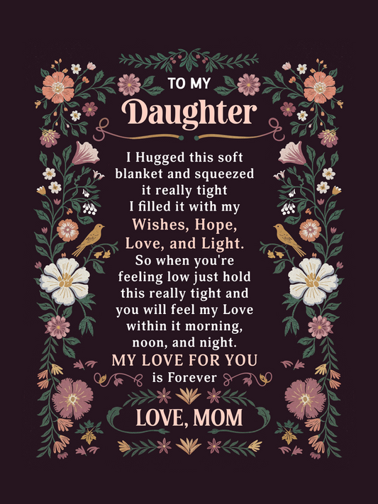 To My Daughter - Heirloom Blanket
